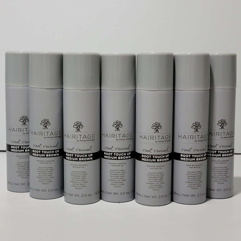 9pk Hairitage by Mindy McKnight Root Revival Root Touch Up Medium Brown 2oz Each
